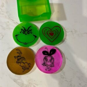 Colorful Character Coasters Set